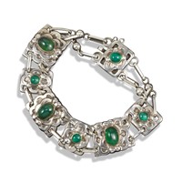 Jensen green agate bracelet 1904 to 08